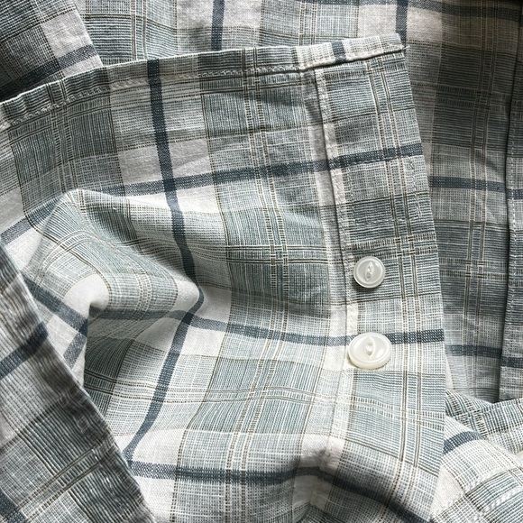 🆕 Duck Head Men’s Shirt Short Sleeve Plaid 100% Cotton Size Medium - Picture 5 of 6